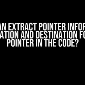 Can ASan Extract Pointer Information Like Location and Destination for Every Pointer in the Code?