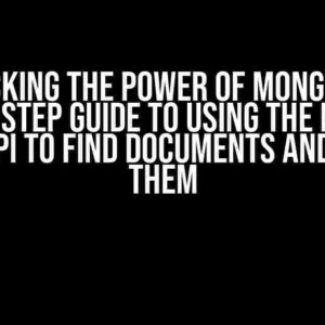 Unlocking the Power of MongoDB: A Step-by-Step Guide to Using the MongoDB Data API to Find Documents and Count Them